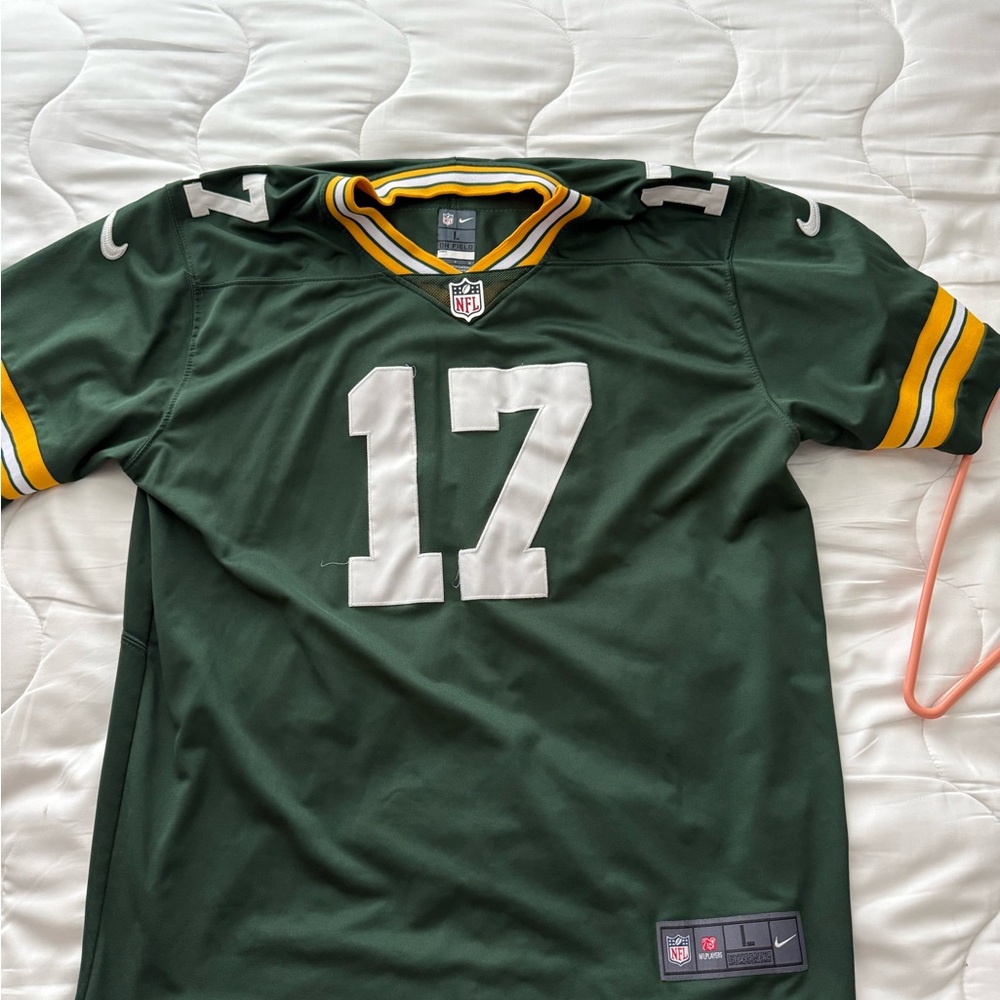 NFL Green, Yellow & White #17 Team Football Jersey